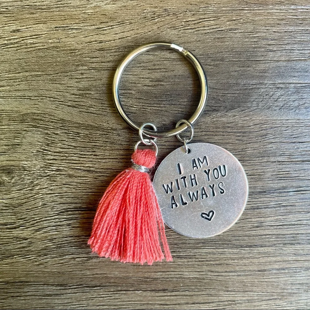 Hand Stamped Keychain - Picture 2 of 3